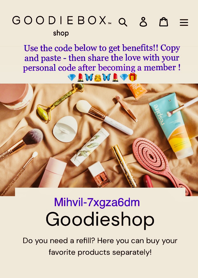 Goodie box ! Use my coupon Code !!